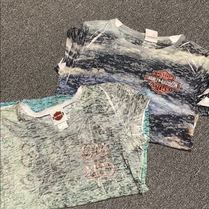 Harley Davidson tie-dye xl shirts
